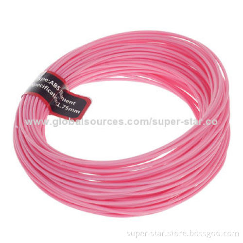 Attractive Quality ABS 3D Printer Filament with 21 Colors Optional, 1.75/3.00mm Diameter Conformity